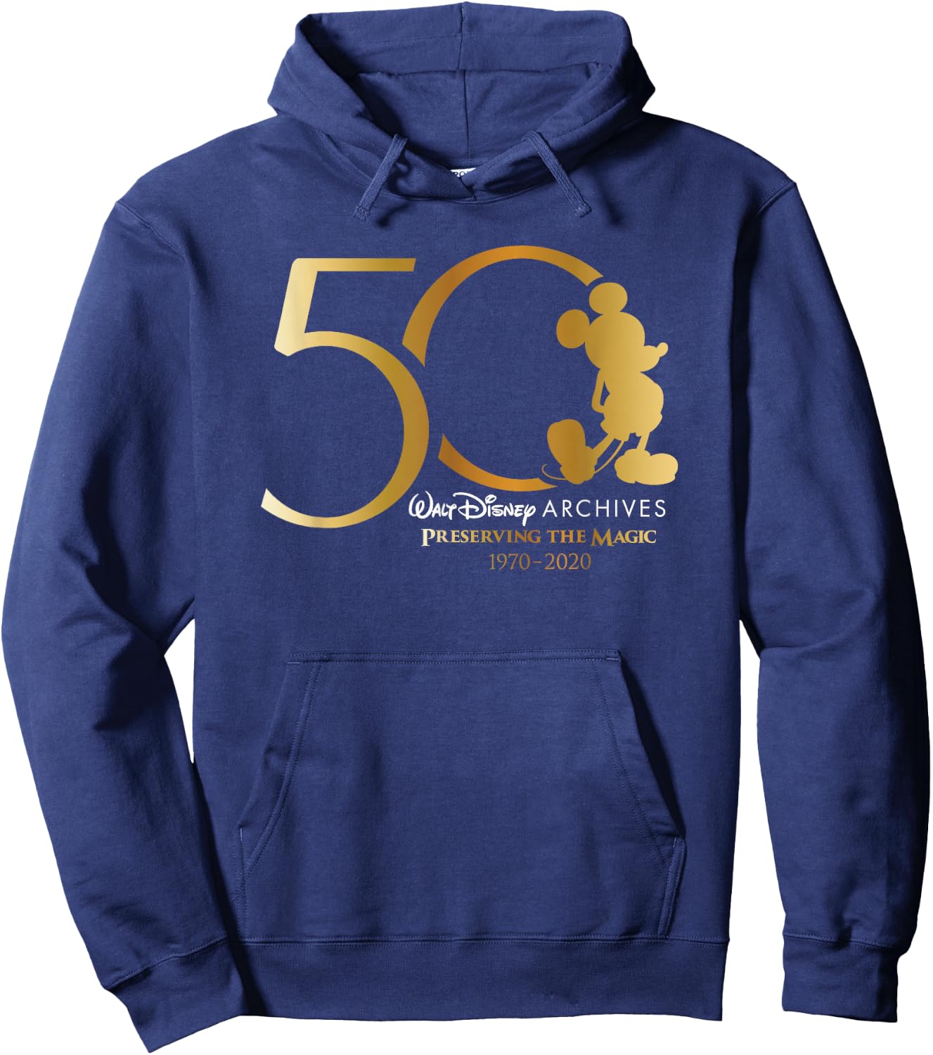Walt Disney Archives 50th Anniversary Preserving The Magic Small Hoodie - Hoodie | Navy