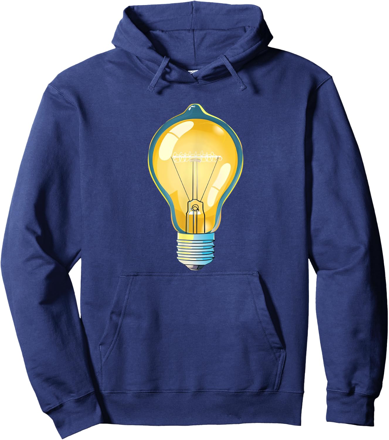 Brightly shining Light Bulb Costume Hoodie - Hoodie | Navy