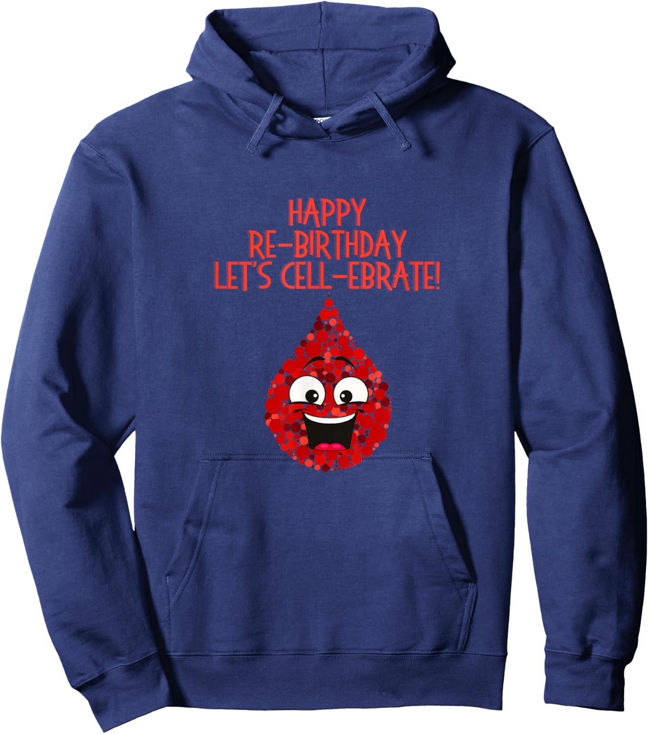 Stem Cell Transplant Re-birthday Cancer Survivor Tops & Gear Hoodie - Hoodie | Navy