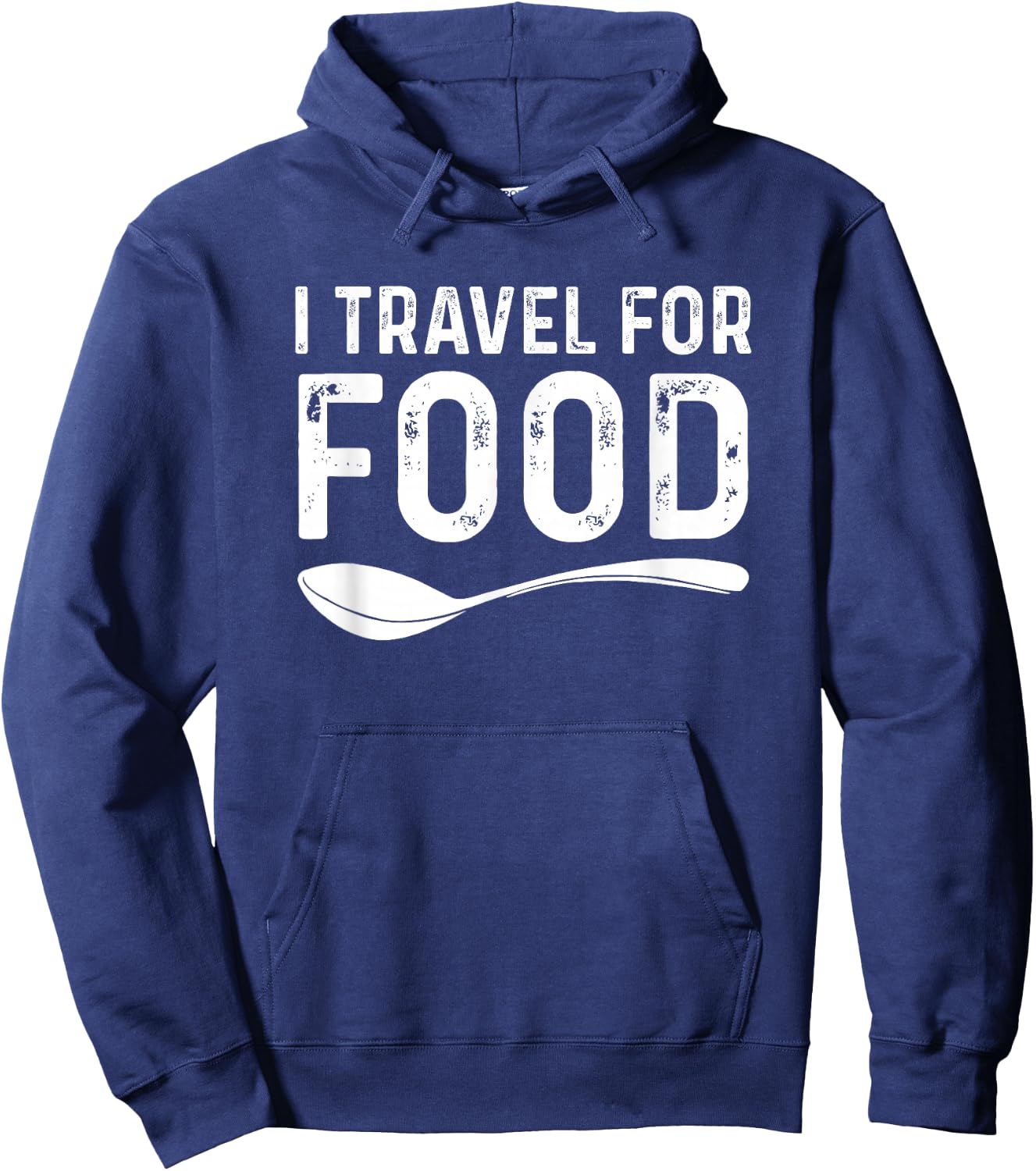 I Travel For Food Foodie Blogger Hoodie - Hoodie | Navy