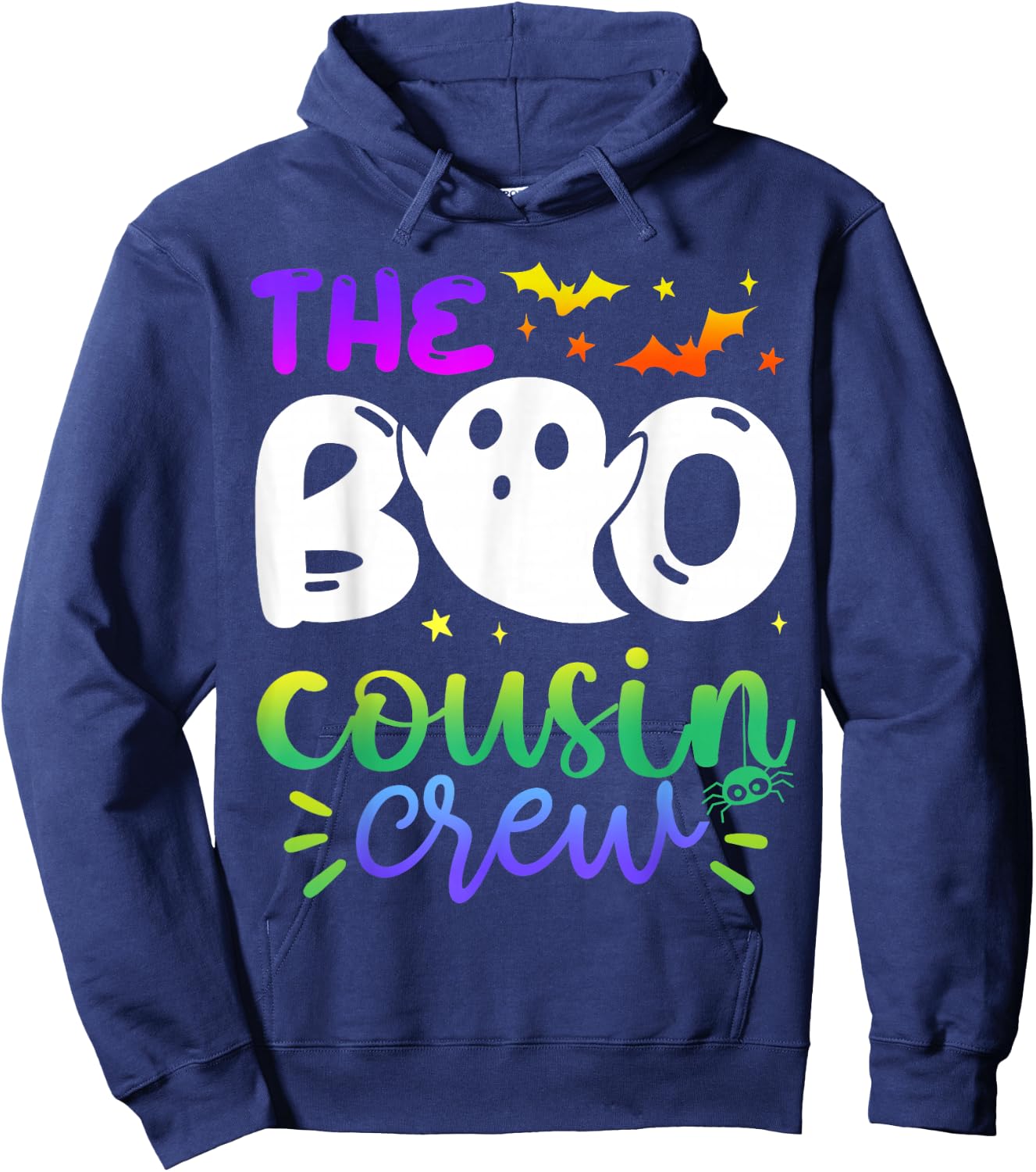 The Boo Cousin Crew Halloween Ghost Trick Treat Squad Matchi Hoodie - Hoodie | Navy