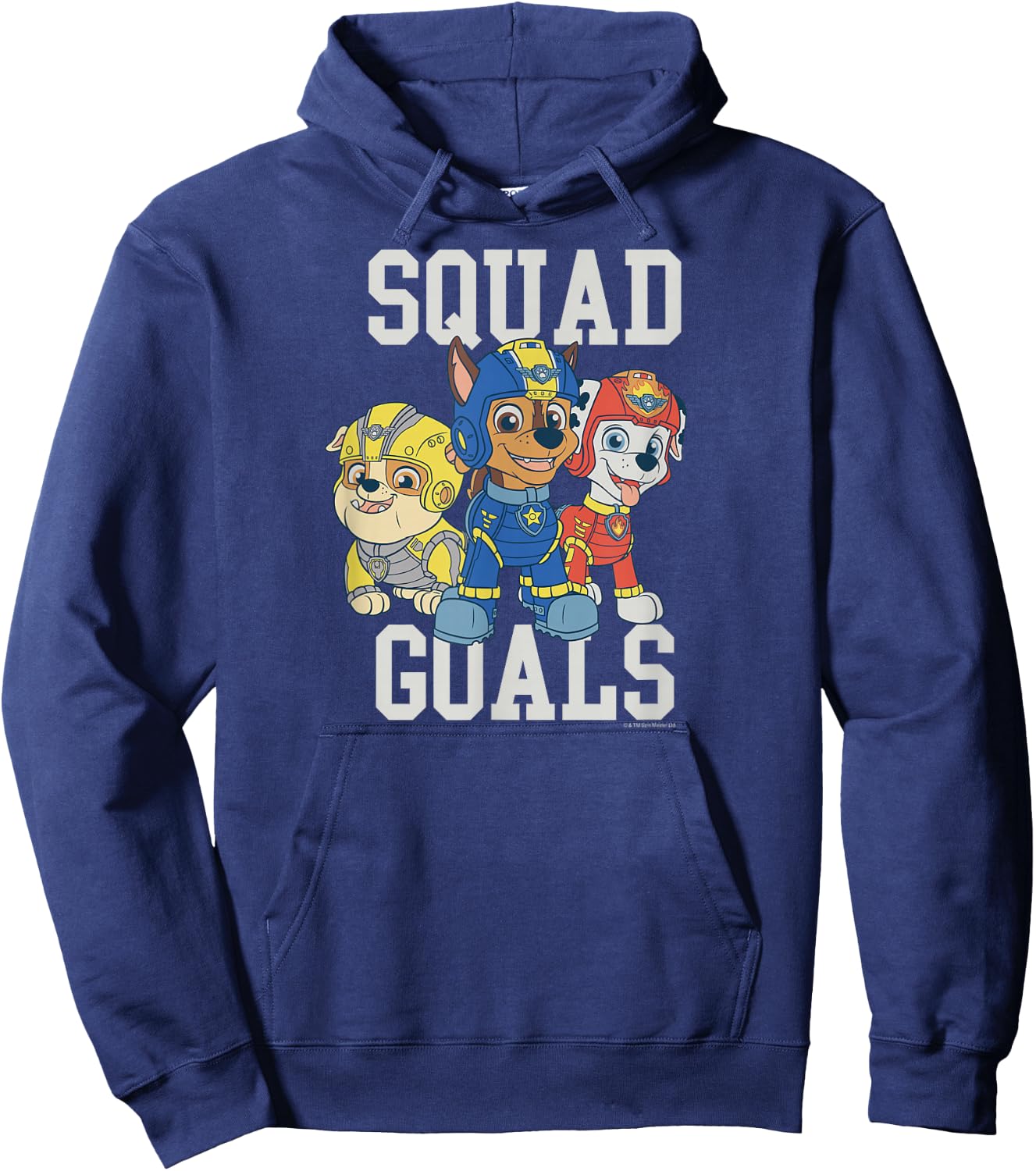 Paw Patrol Series - Chase Rubble Marshall Squad Goals Hoodie - Hoodie | Navy