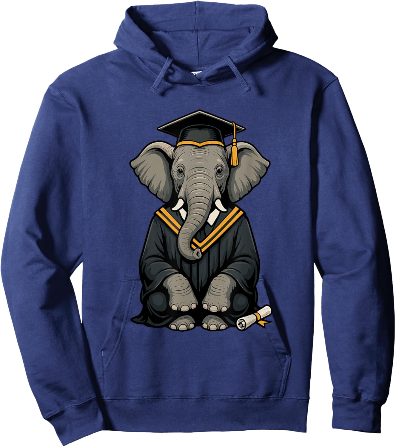 Cute Elephant Graduation Gift Hoodie - Hoodie | Navy