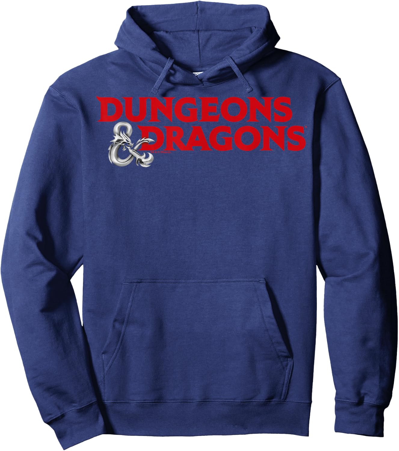 Dungeons & Dragons Red Logo Hoodie - Hoodie | Navy