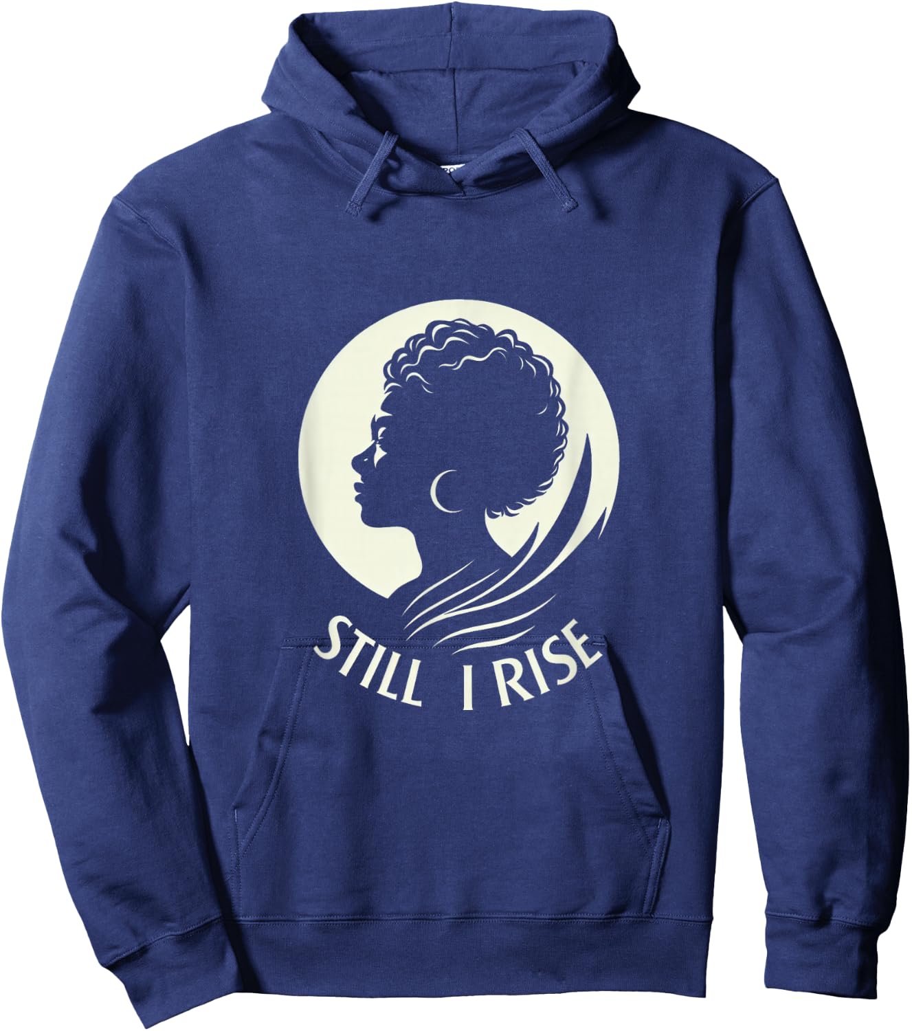 Inspire and Rise: "Still I Rise" Unbreakable Spirit Hoodie - Hoodie | Navy