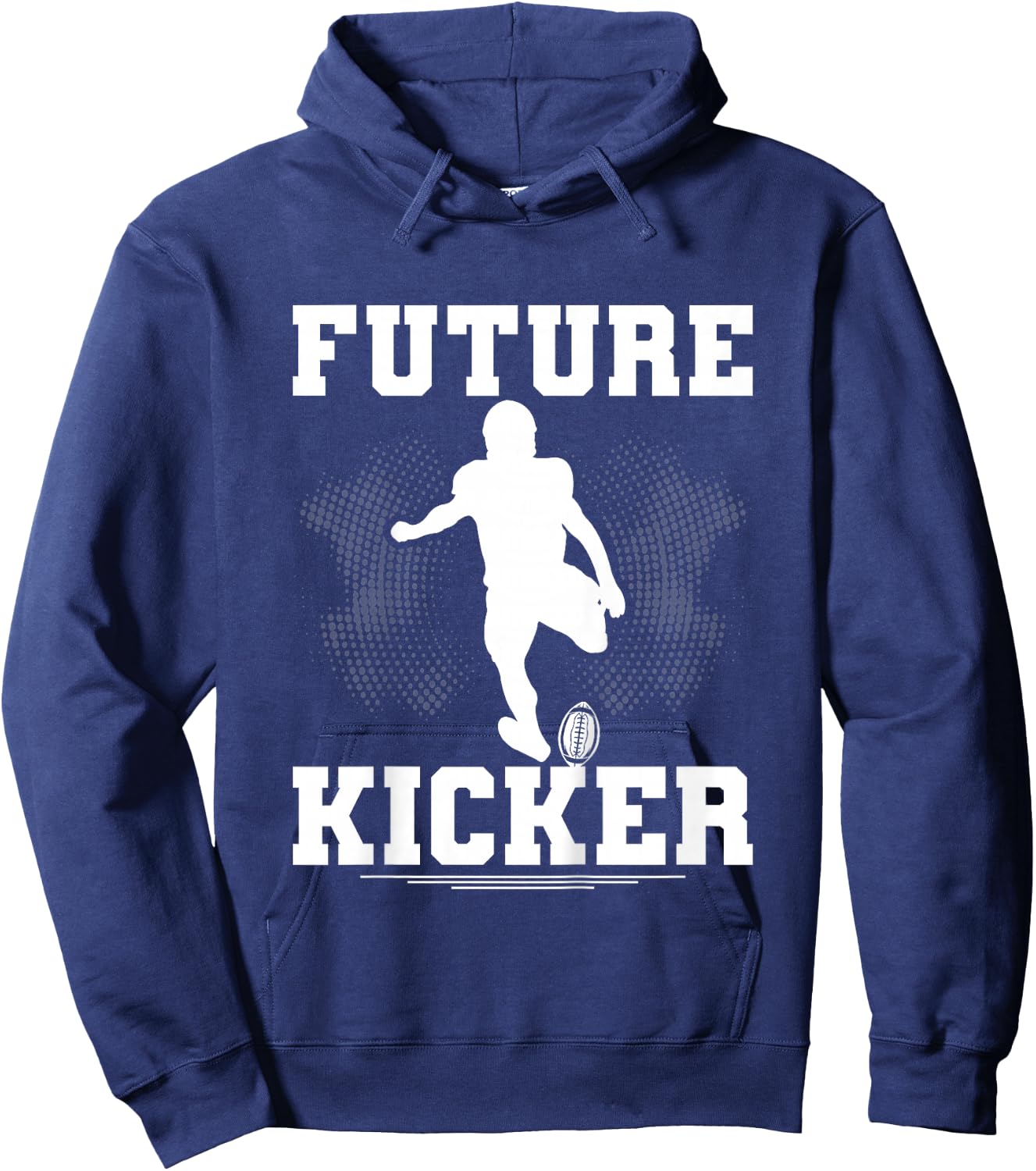 Football Future Kicker Toddler Team Position Hoodie - Hoodie | Navy