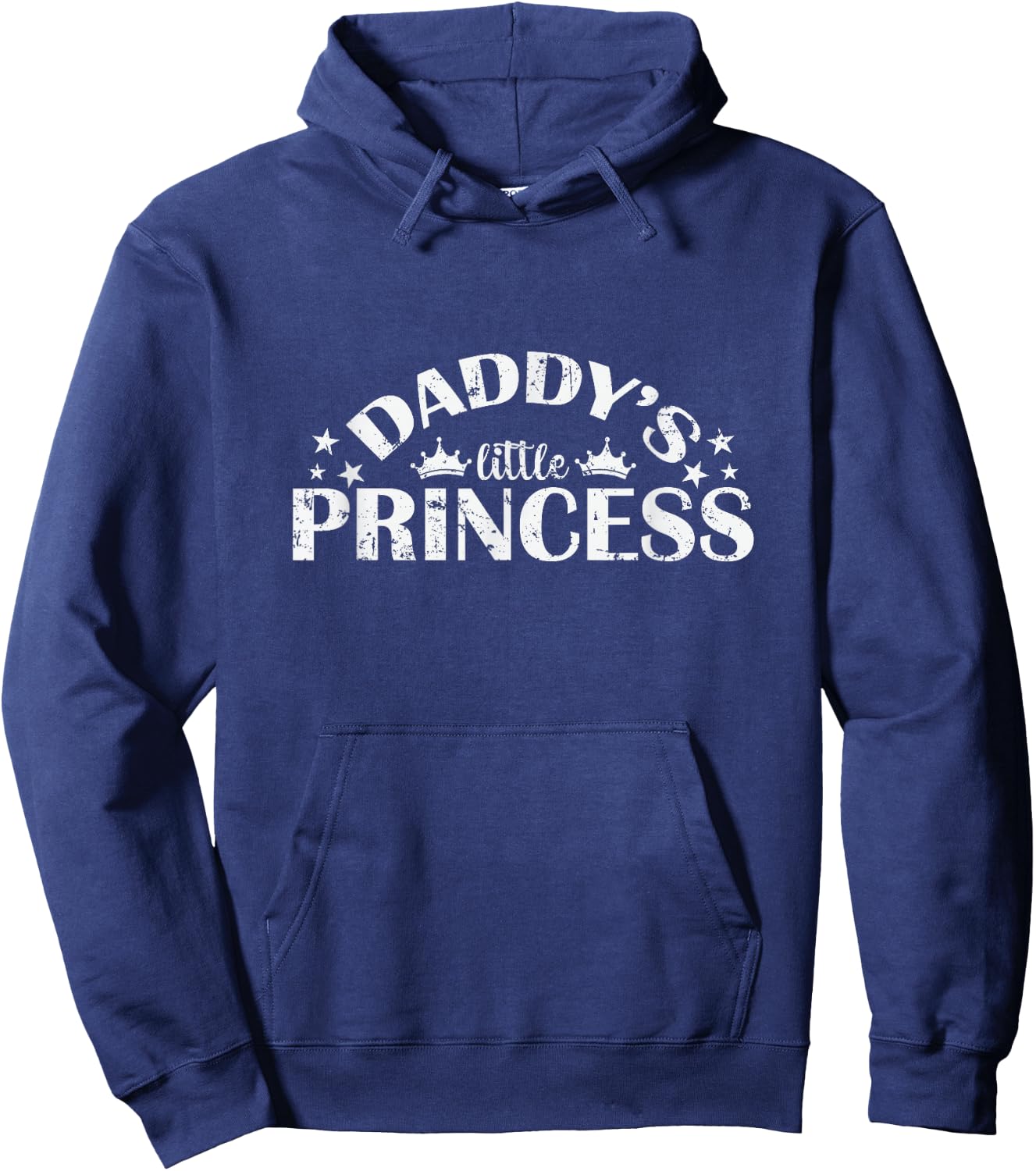 Father and His Little Princess Daddy's Little Princess Hoodie - Hoodie | Navy