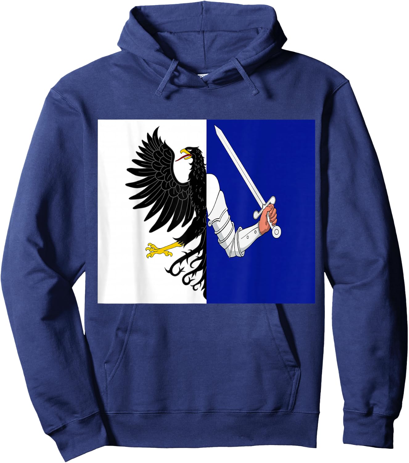 Flag of Connacht Ireland Irish Hoodie - Hoodie | Navy