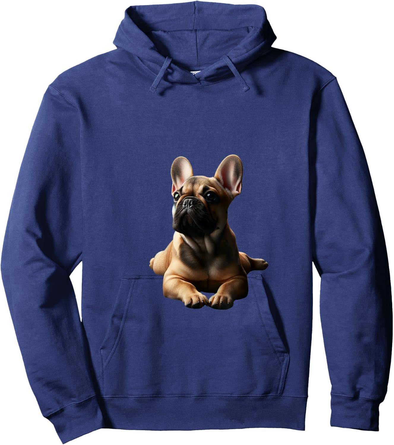 Fawn French Bulldog Shirt Frenchie Mom Dad Dog Puppy Pet Hoodie - Hoodie | Navy