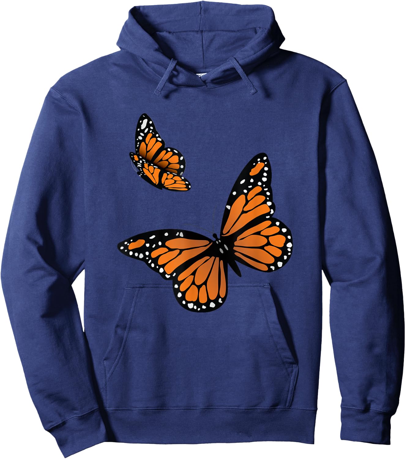 Monarch Butterfly Hoodie - Hoodie | Navy