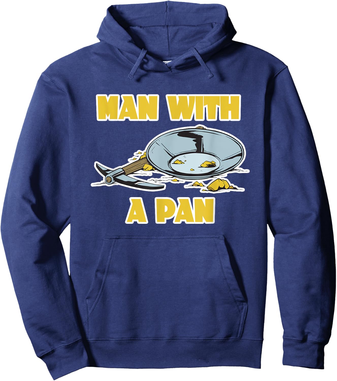 Man with a Pan Hoodie - Hoodie | Navy