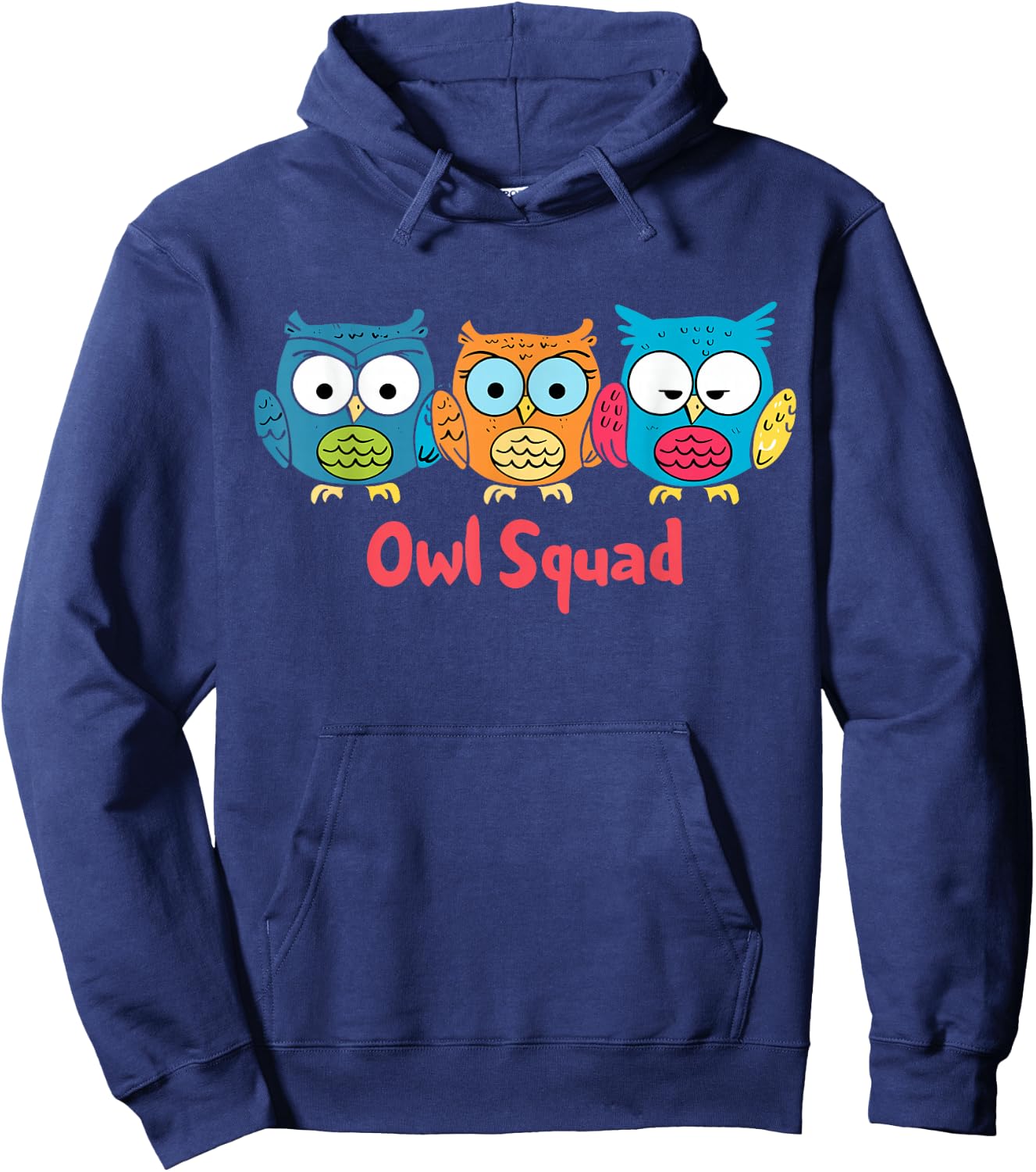 Owl Squad | Cool Owl Lover Shirt Hoodie - Hoodie | Navy