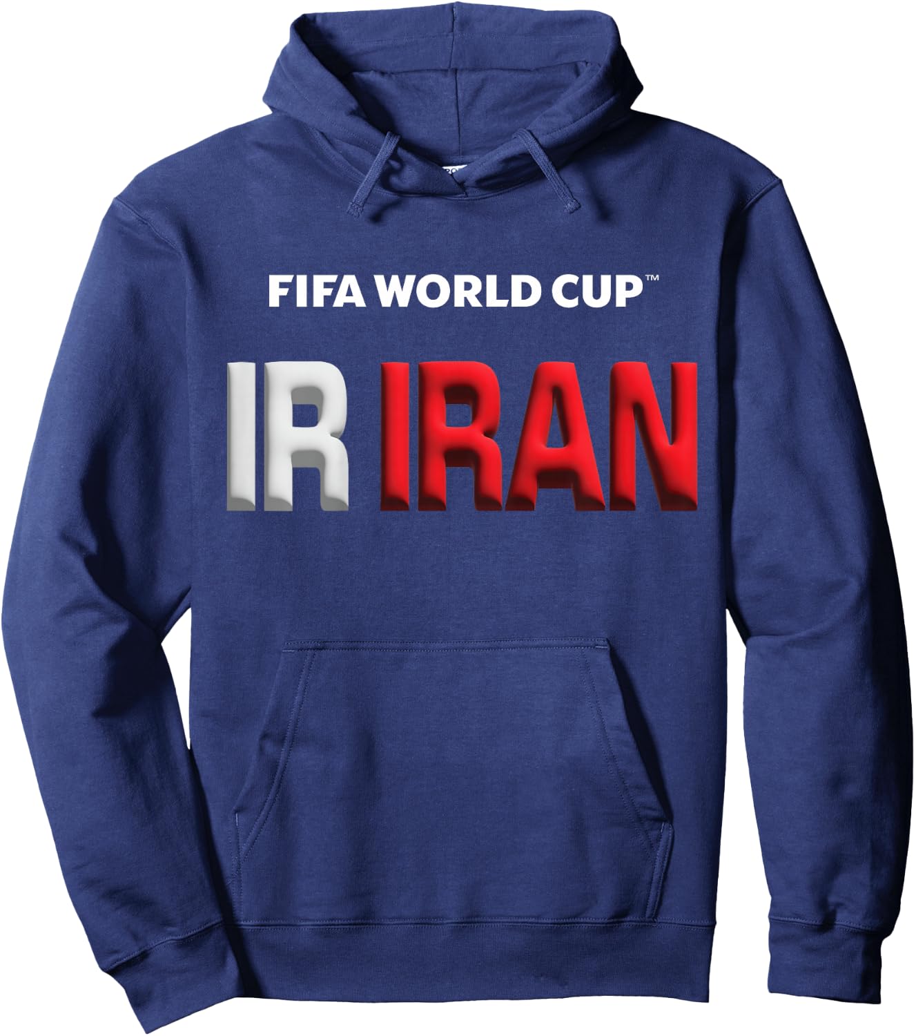 Kids FIFA World CUP26 Iran Bubble Color Hoodie - Hoodie | Navy