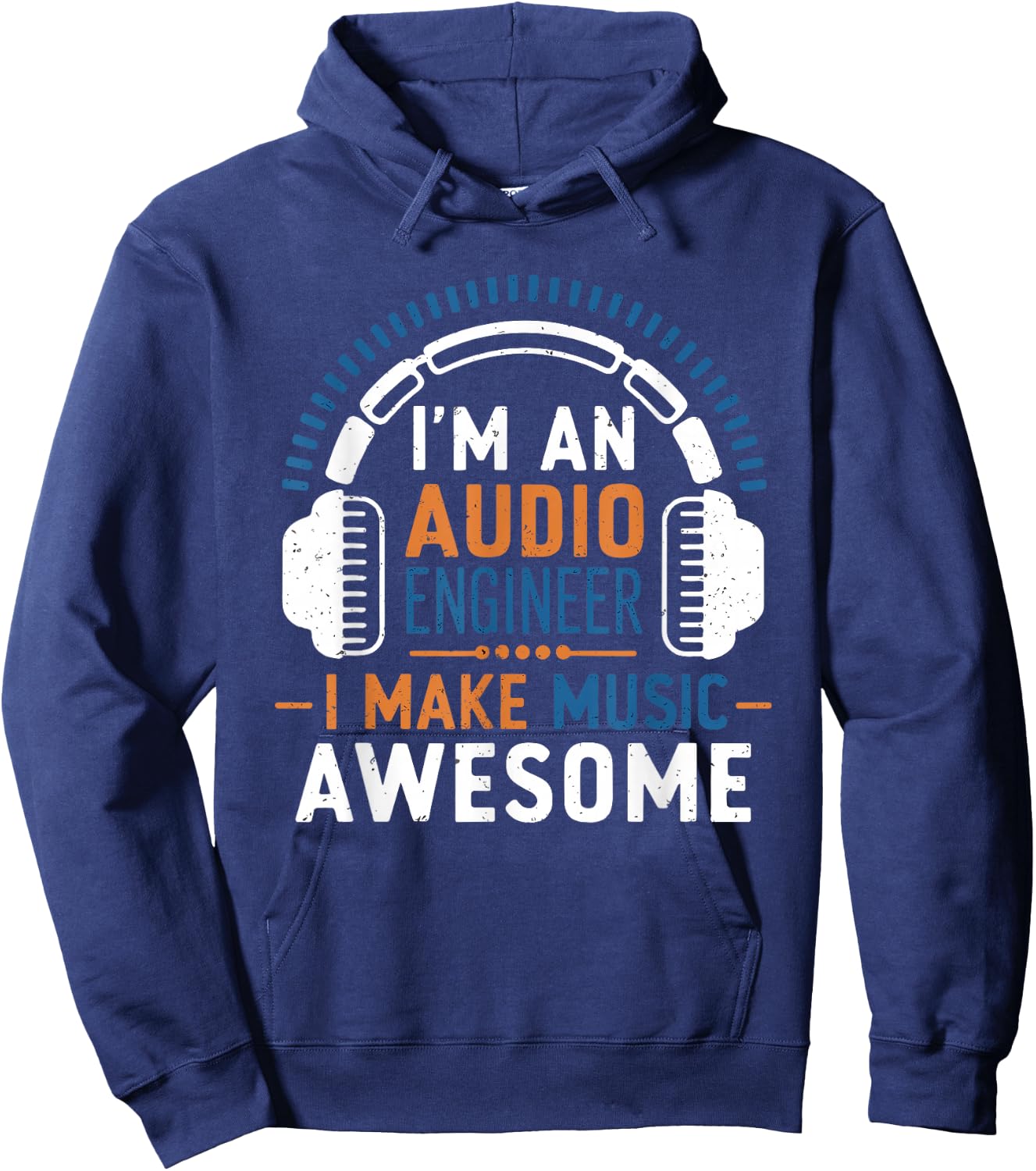 Audio Engineer Sound Engineer Audio Technician Sound Guy Hoodie - Hoodie | Navy