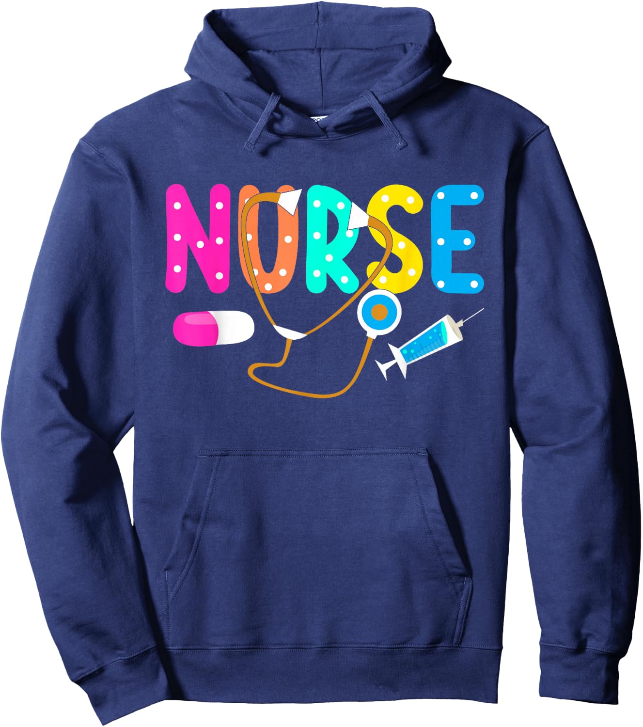 Nurse's Day Nurse Life Happy National Nurses Week 2025 Hoodie - Hoodie | Navy