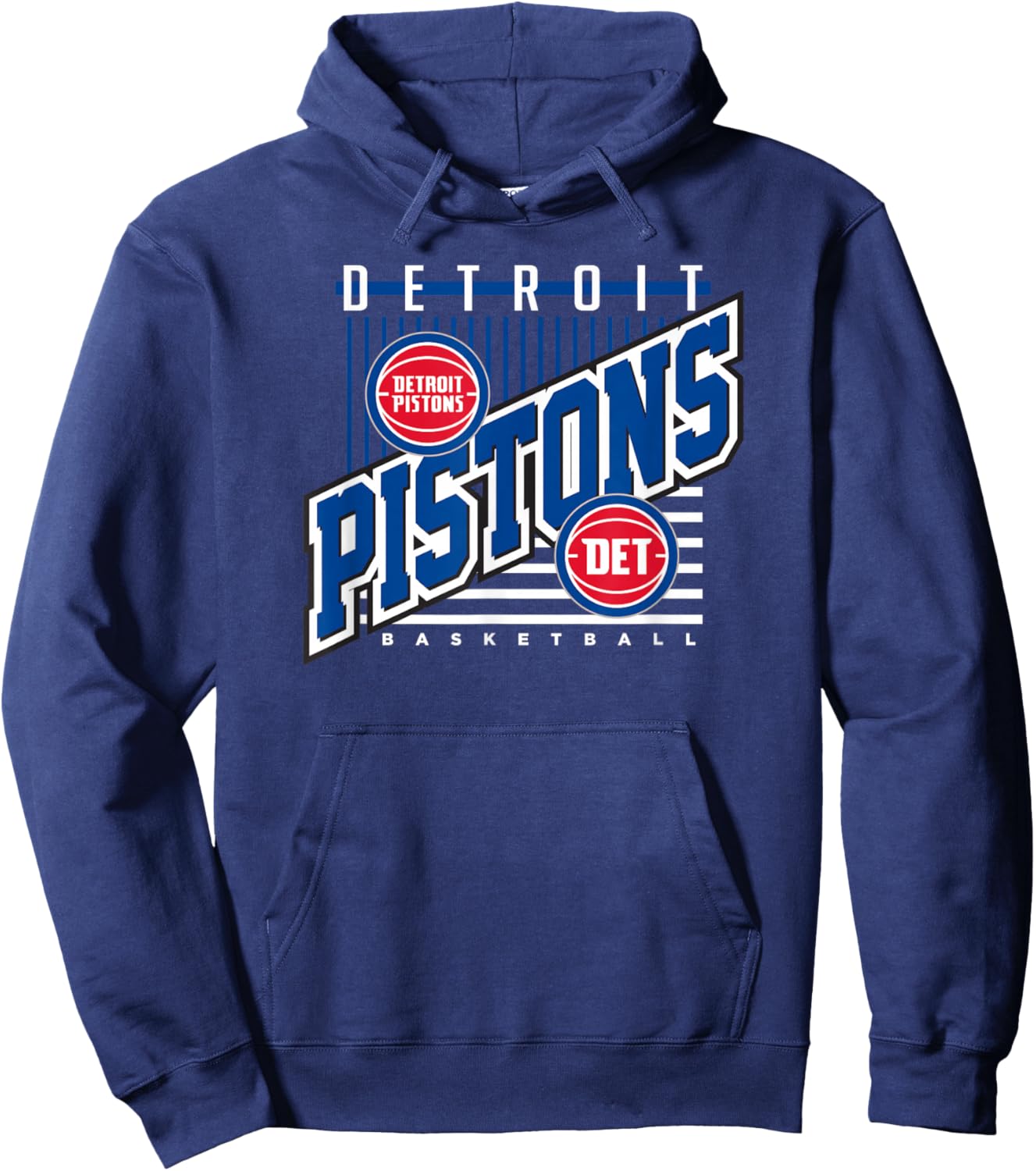Detroit Pistons NBA Rise Above - Men's & Women's Adults Sports Fan - Black - Small - Short Sleeve - - Classic - Polyester 100% Hoodie - Hoodie | Navy