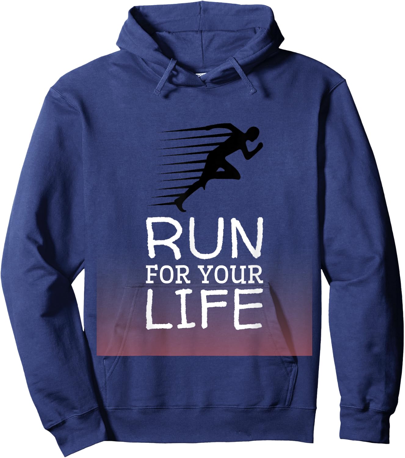 Run for Your LIfe Hoodie - Hoodie | Navy