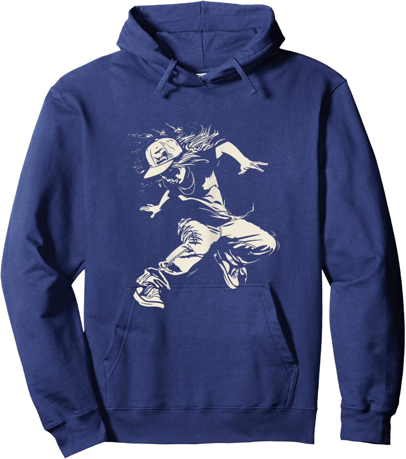B-Girl Sketch B-Boy Hiphop Culture Hoodie - Hoodie | Navy