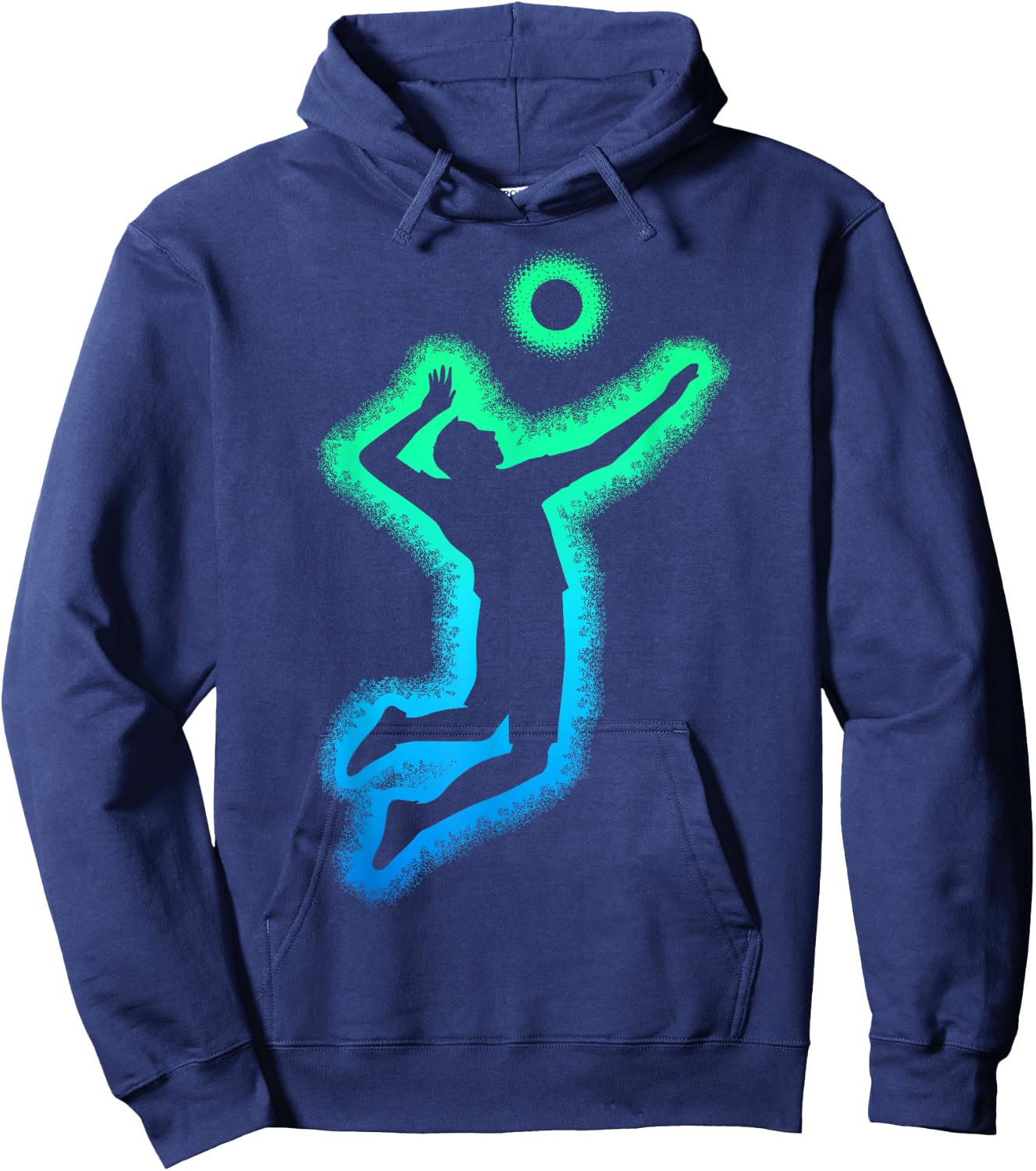 Volleyball Boys Kids Men Youth Hoodie - Hoodie | Navy