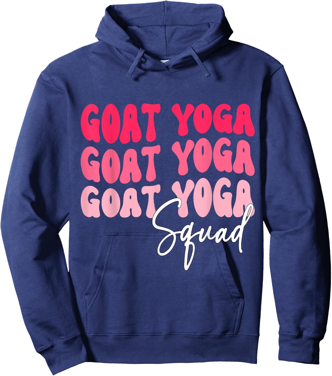 Goat Yoga Squad Funny Goat Yoga Hoodie - Hoodie | Navy