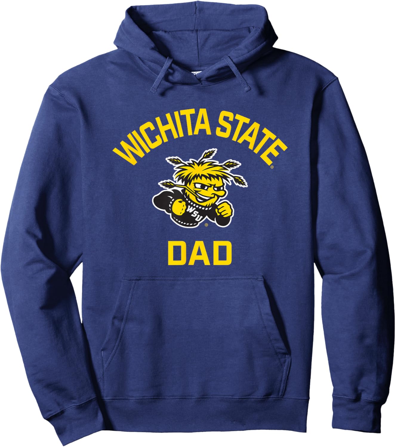 Wichita State University Shockers Arched Dad Hoodie - Hoodie | Navy