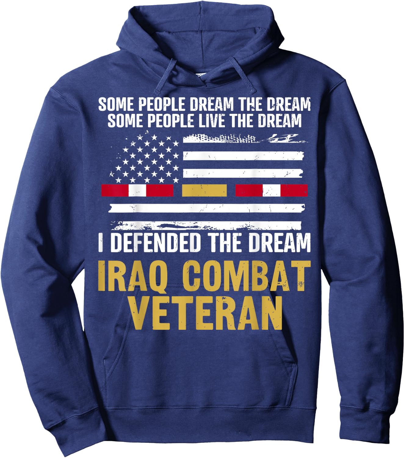 Iraq Combat Veteran Hoodie - Hoodie | Navy