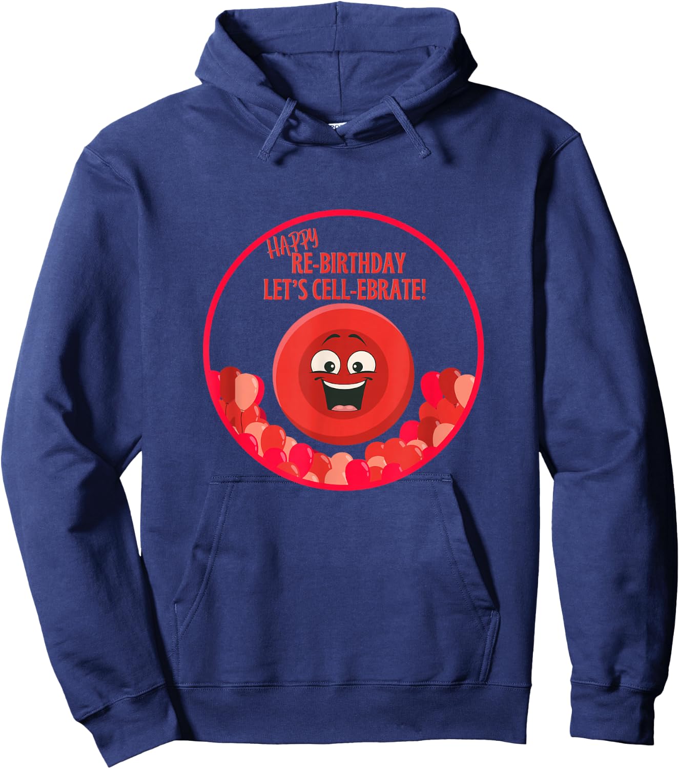 Stem Cell Transplant Survivor Re-Birthday Tops & Accessories Hoodie - Hoodie | Navy