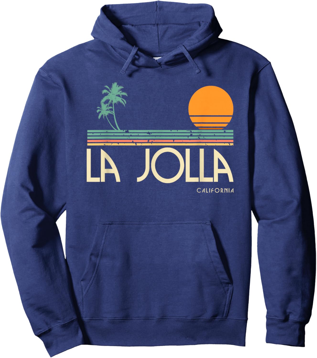La Jolla California Hoodie - Hoodie | Navy