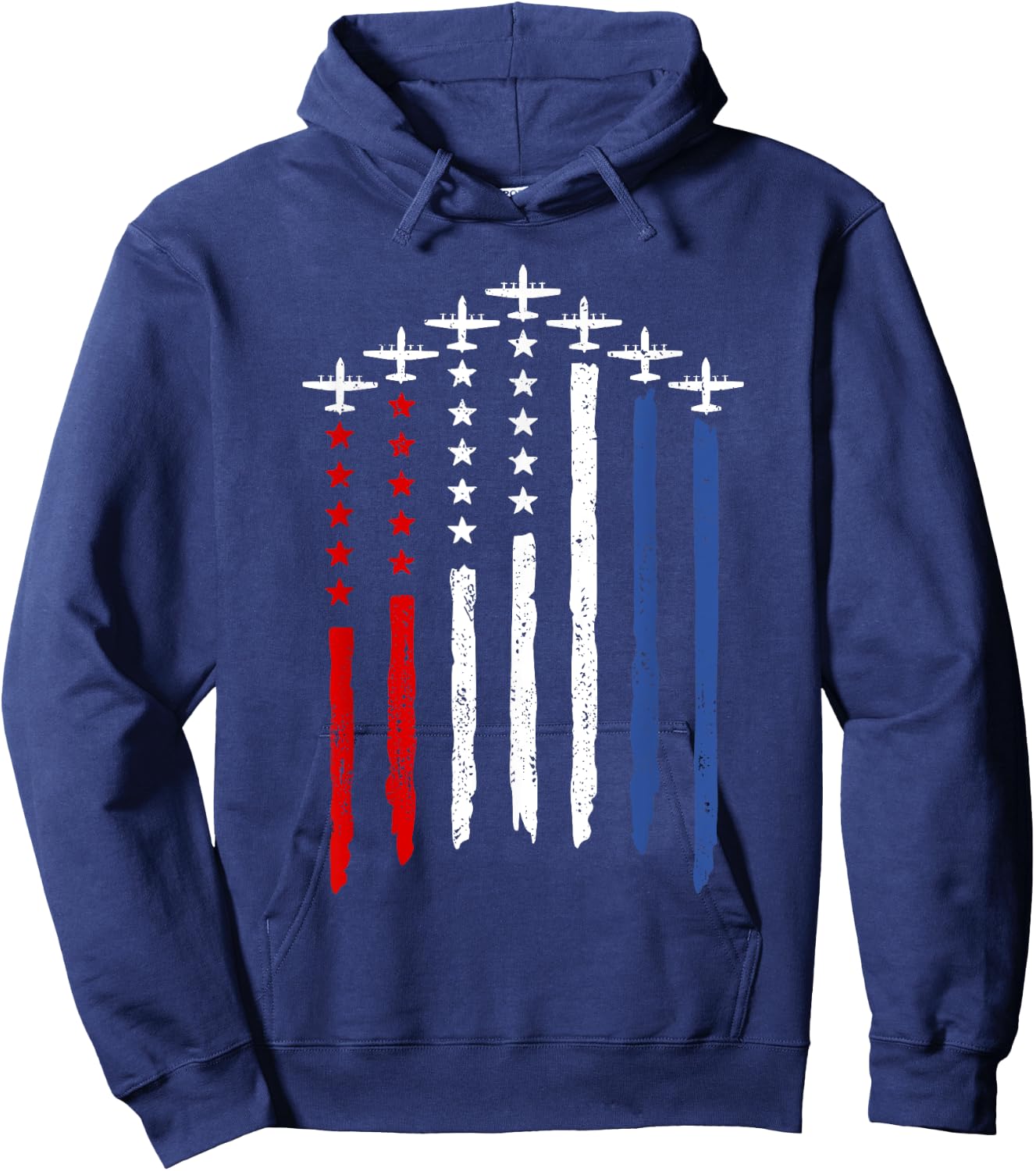 C-130 Hercules American USA Military Airplane Hoodie - Hoodie | Navy