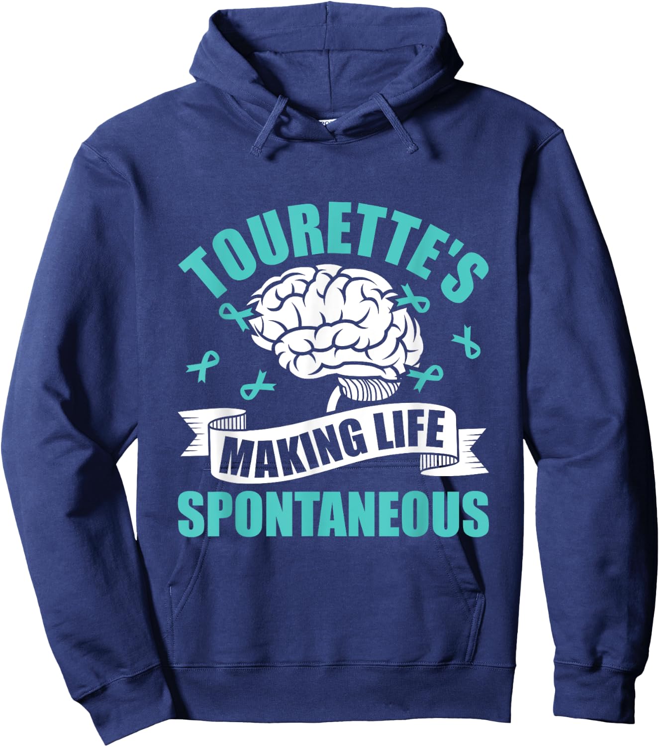 Making Life Spontaneous - Tourette Syndrome Awareness Hoodie - Hoodie | Navy