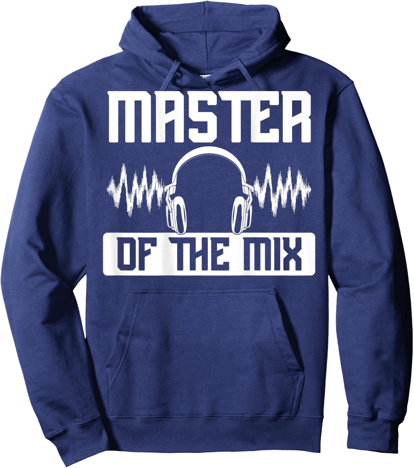 Master Of The Mix Backprint Sound Engineer Hoodie - Hoodie | Navy