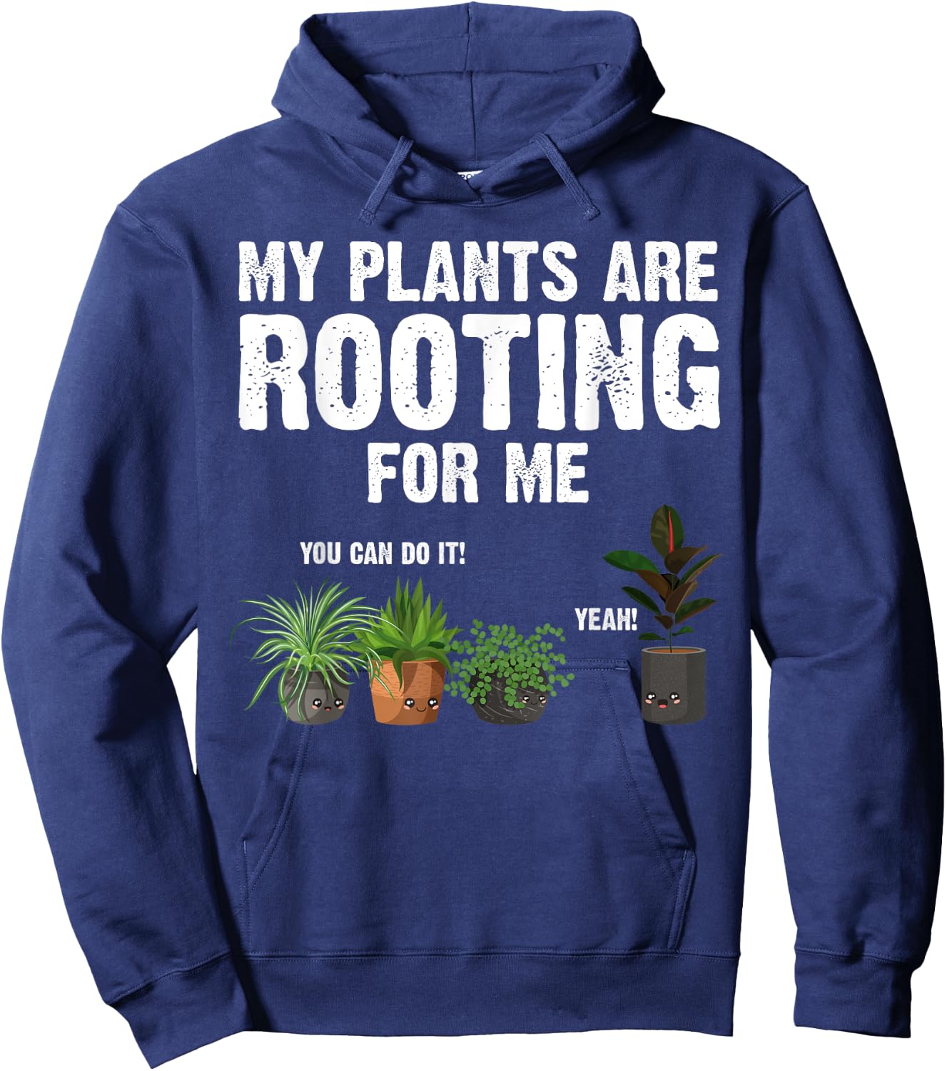 Funny Gardening Design Women Gardener Plant Lover Hoodie - Hoodie | Navy