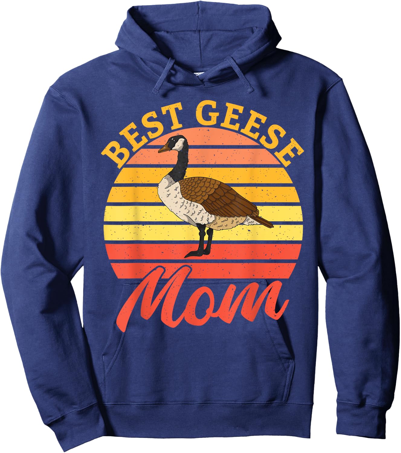 Best Geese Mom Goose Hoodie - Hoodie | Navy
