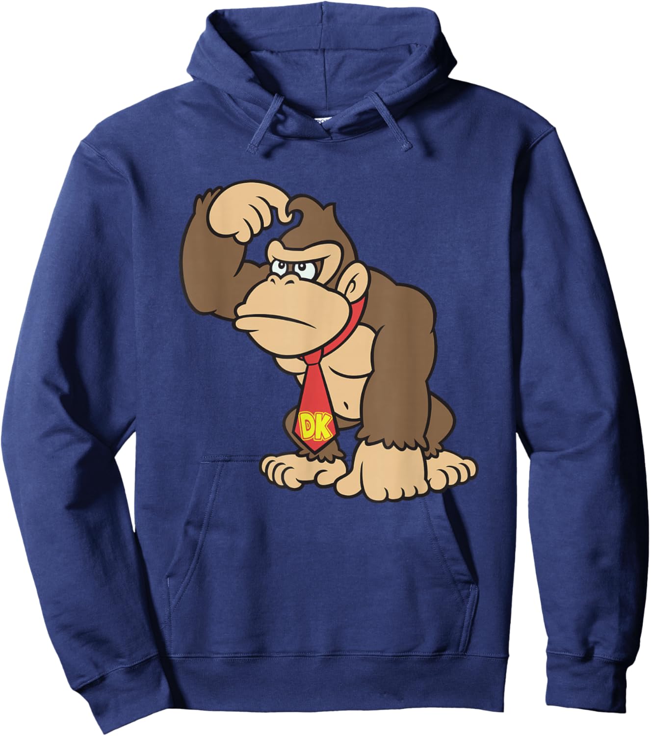 Donkey Kong Ape Thoughts Classic Nintendo Portrait Hoodie - Hoodie | Navy