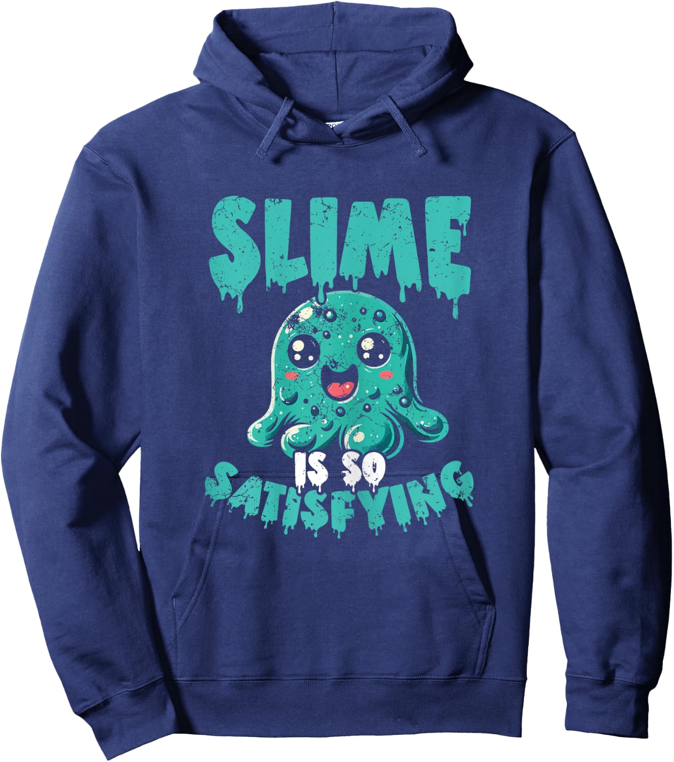 Funny Slime Gift Girls - Trendy DIY Kids Tweens Toddler Hoodie - Hoodie | Navy