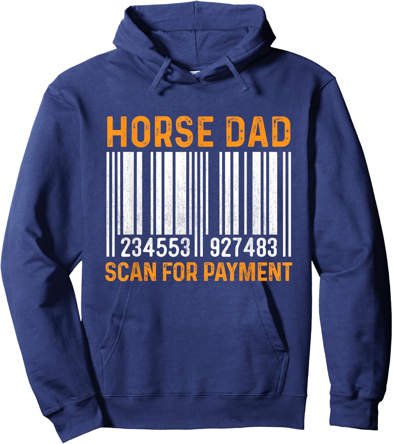 Dad Of Horse Lover Equestrian Horseback Rider Horse Riding Hoodie - Hoodie | Navy