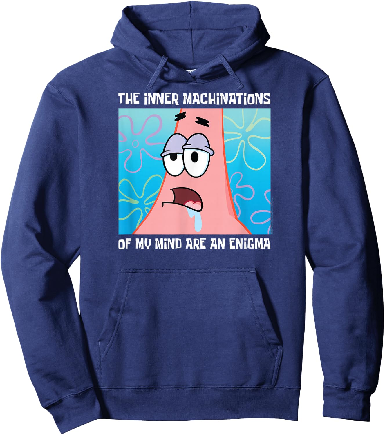 Spongebob Squarepants - Patrick Star Inner Machinations Hoodie - Hoodie | Navy