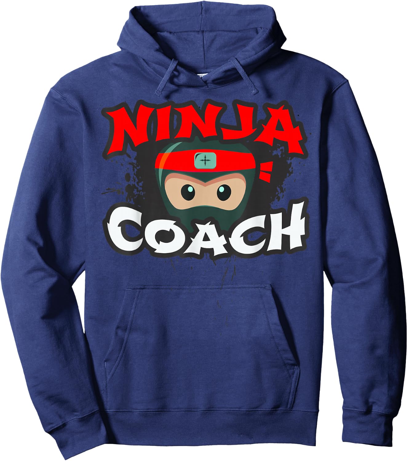 Ninja Coach Multitasking Gym Tot Trainer Motivator Crew Hoodie - Hoodie | Navy