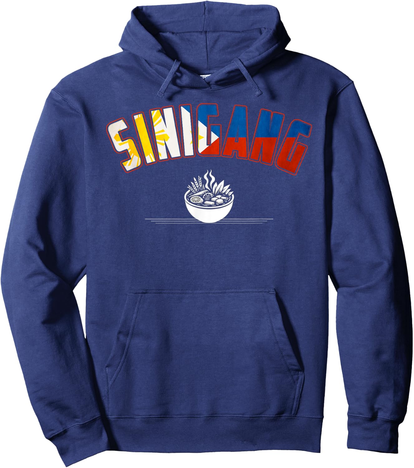 Love Sinigang Shirt Funny Filipino Philippines Food Sinigang Hoodie - Hoodie | Navy