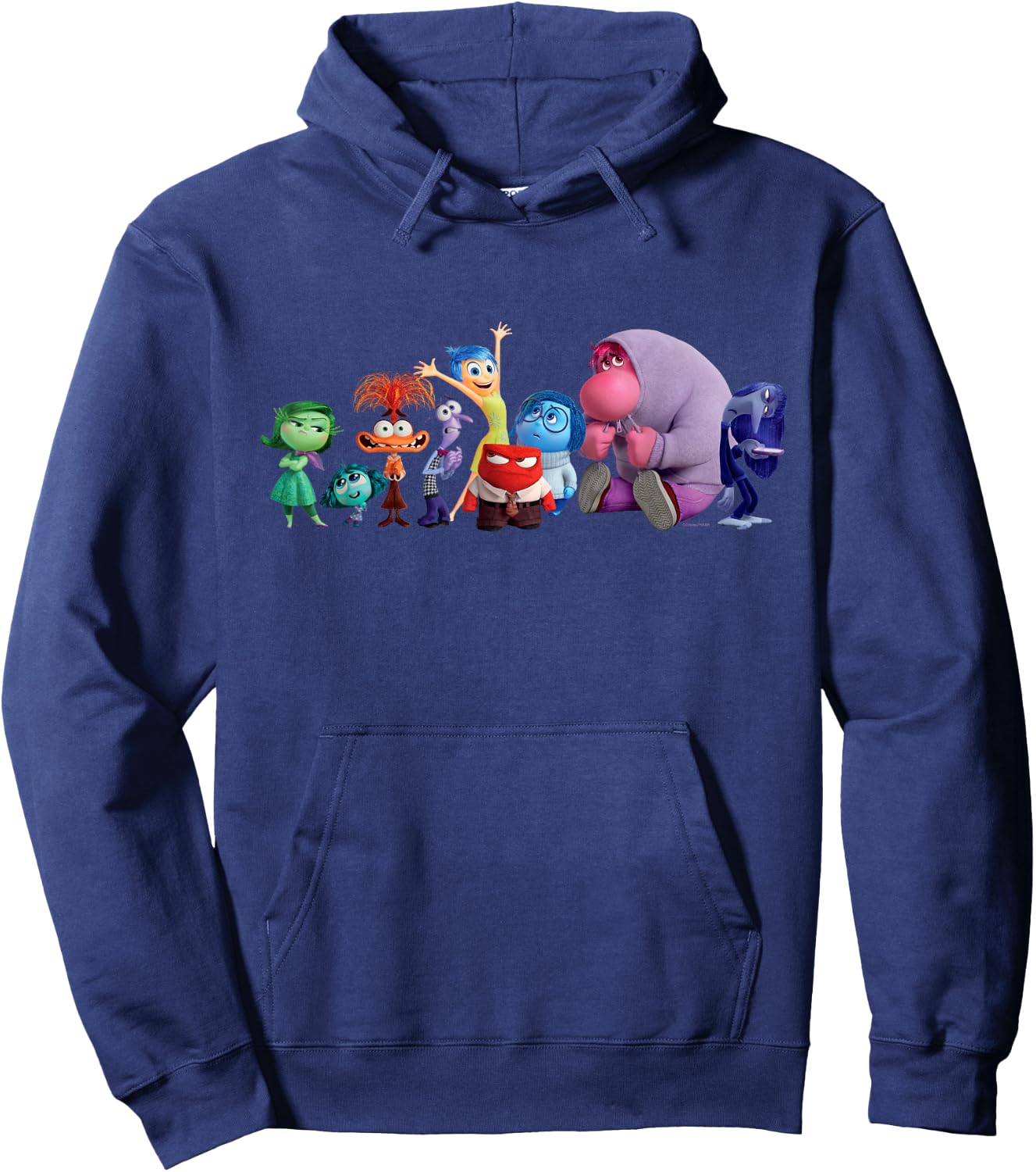 Disney and Pixar’s Inside Out 2 Emotions Group All Together Hoodie - Hoodie | Navy