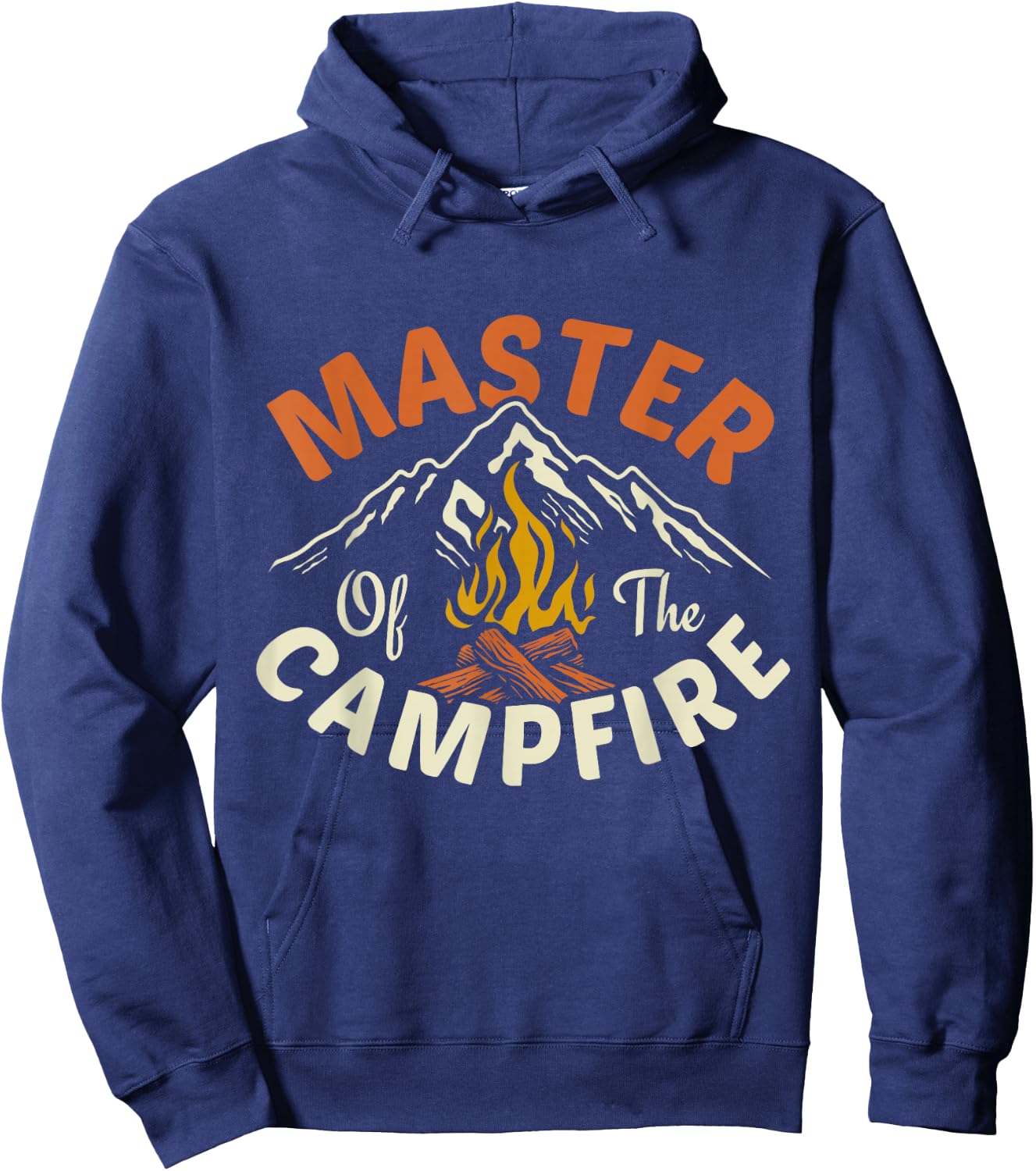Funny Outdoor Camping Gifts Men Women Master Of Campfire Hoodie - Hoodie | Navy
