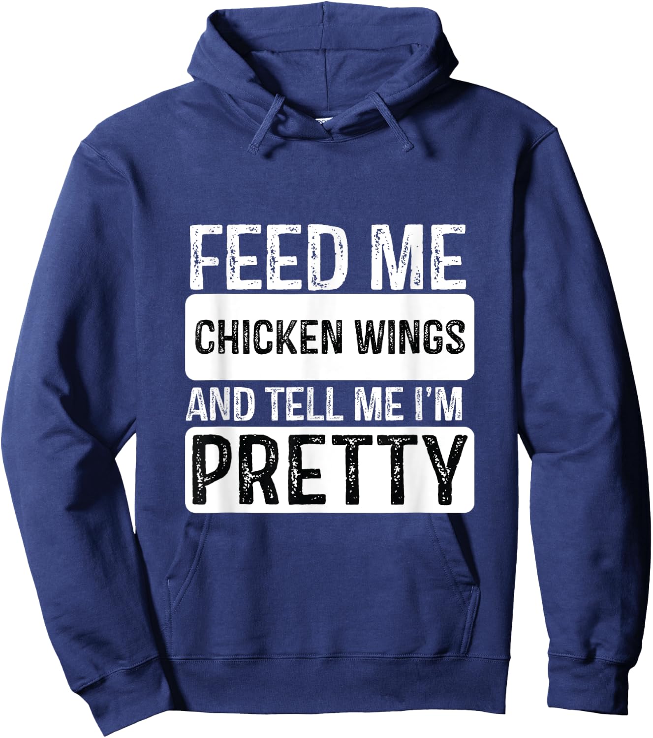 Feed Me Chicken wings - BBQ Lover Meat Smoker Grilling Hoodie - Hoodie | Navy