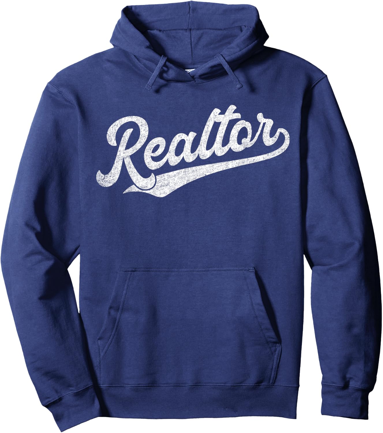 Realtor Real Estate Agent Funny Retro Vintage Gift Men Women Hoodie - Hoodie | Navy