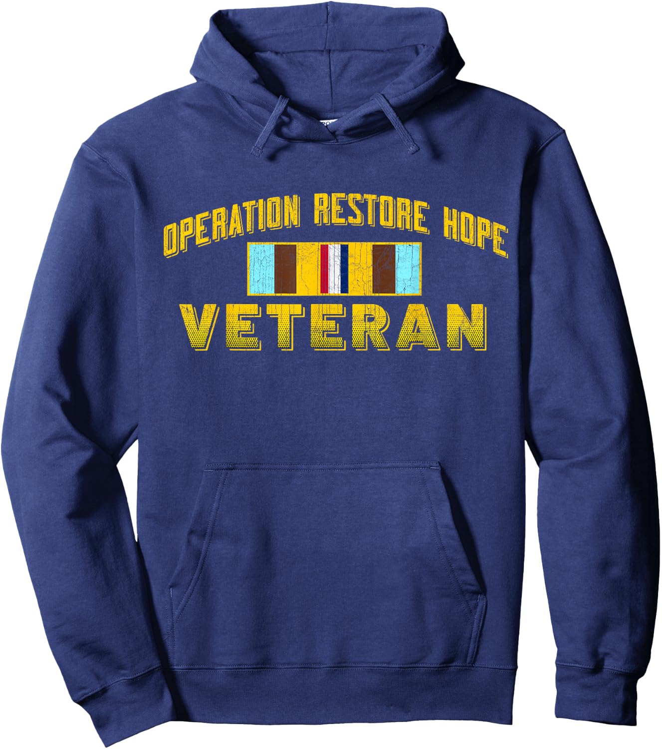 Operation Restore Hope Somalia ORH Veteran Vintage Gifts Hoodie - Hoodie | Navy