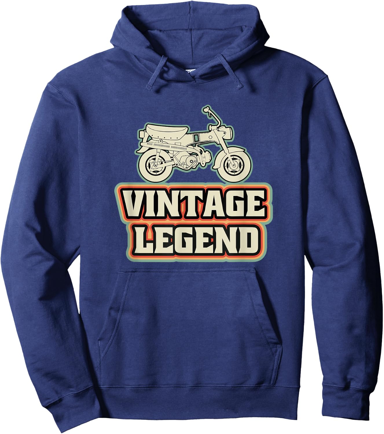 Dax Vintage Legend Japan Moped Motorcycle Hoodie - Hoodie | Navy