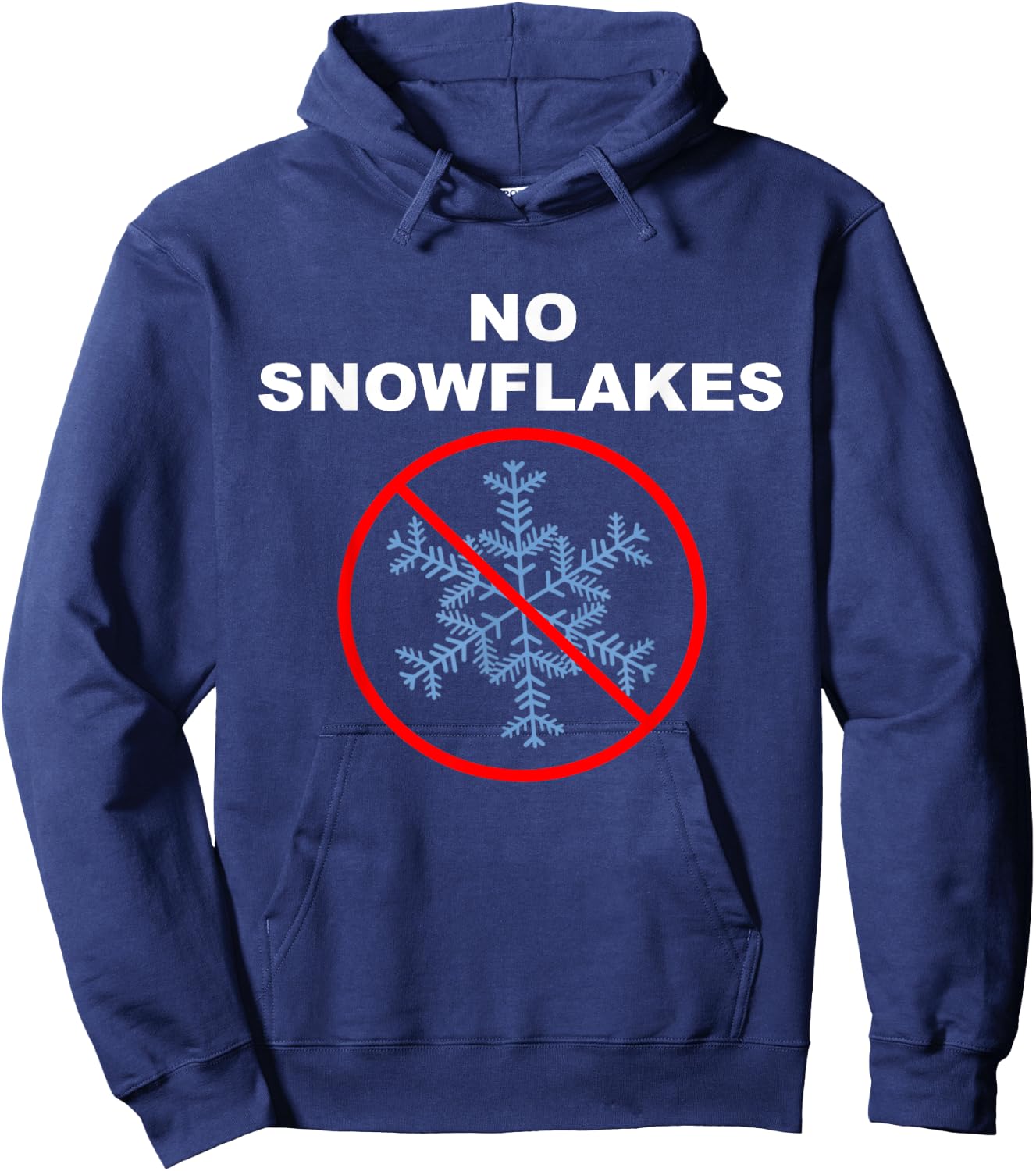 No Snowflakes Hoodie - Hoodie | Navy