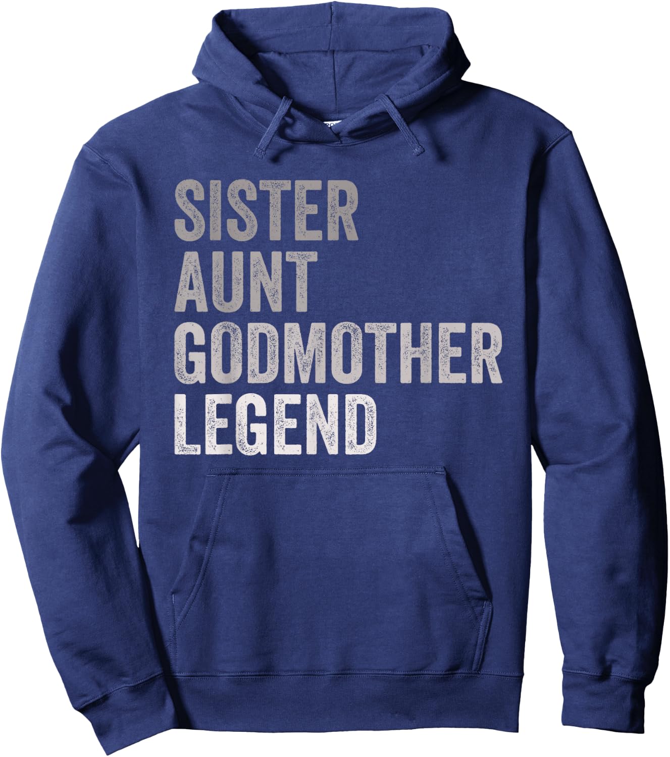 Sister Aunt Godmother Legend Auntie Godparent Proposal Hoodie - Hoodie | Navy
