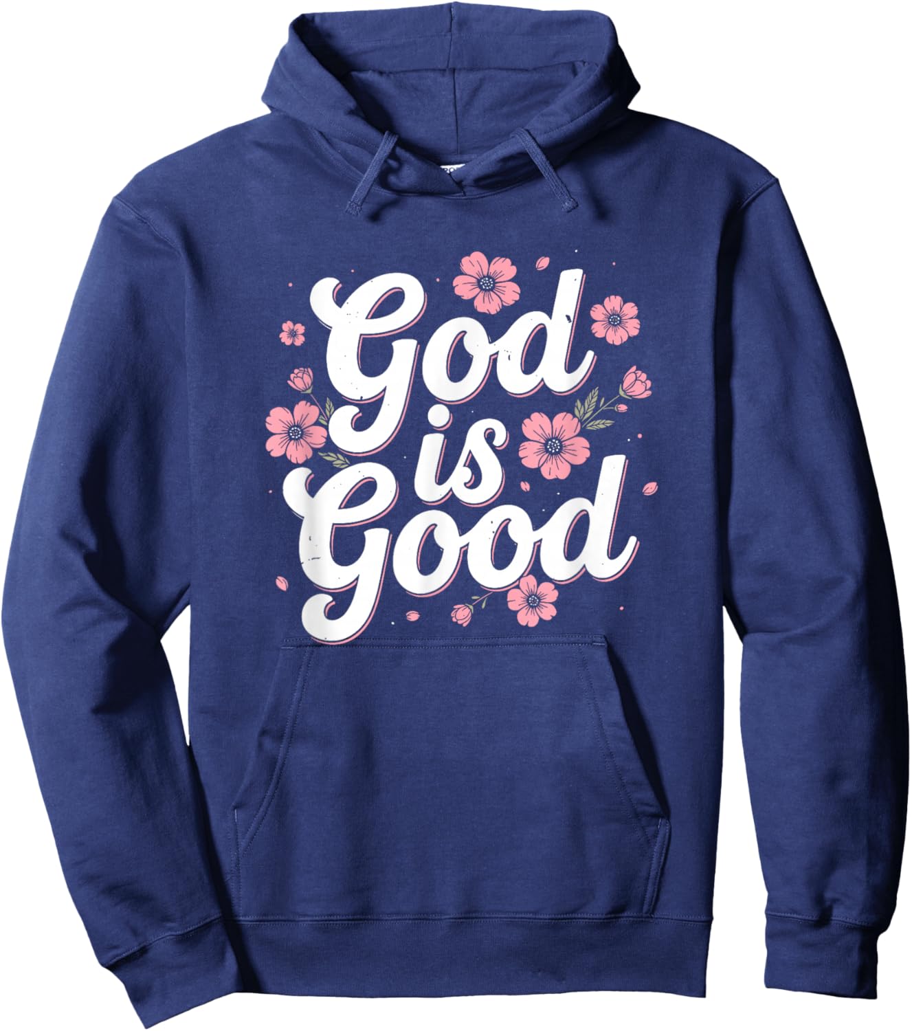 God is Good Christian Hoodie - Hoodie | Navy
