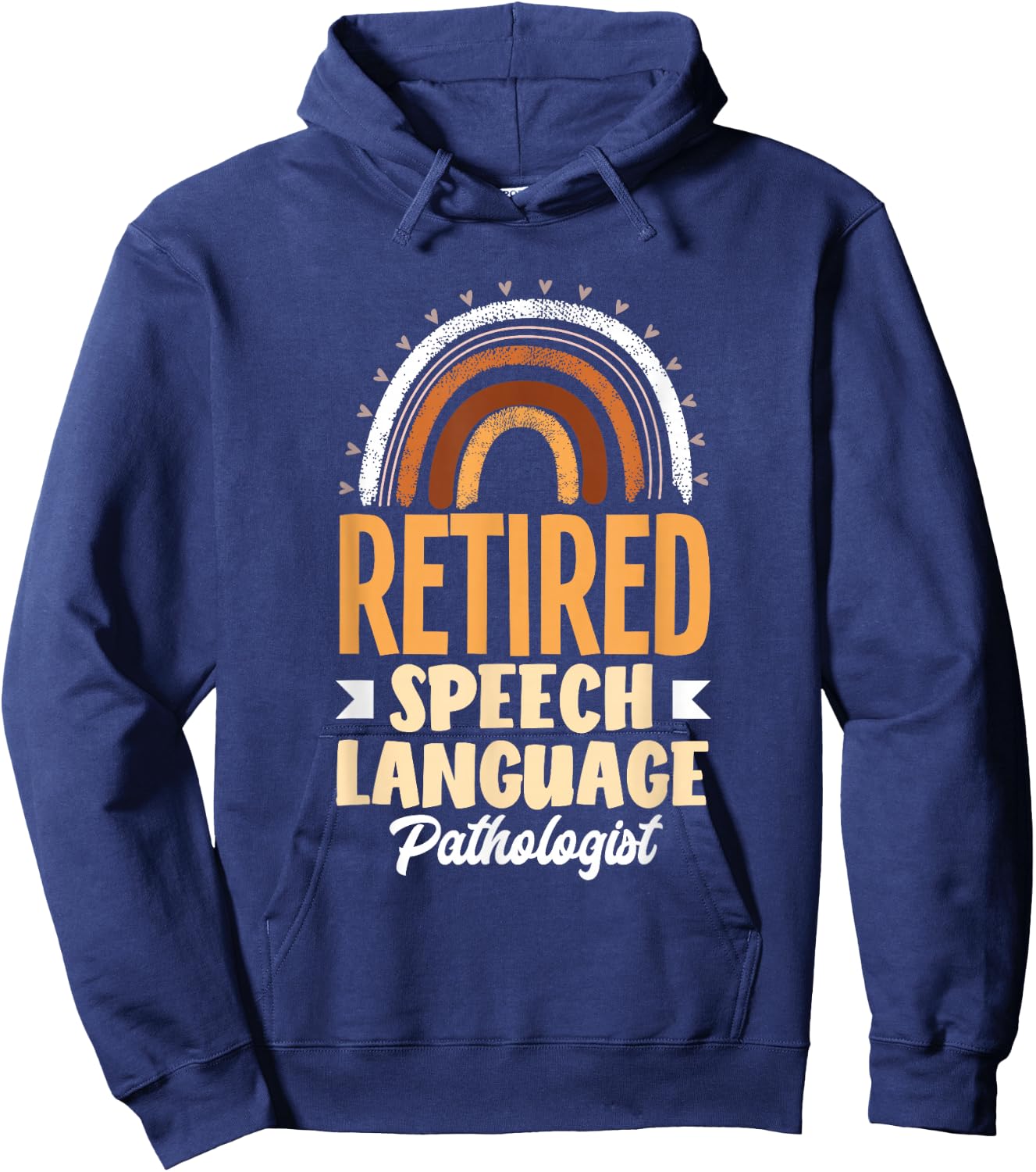 Retired Speech Therapist Speech Language Pathologist SLP Hoodie - Hoodie | Navy