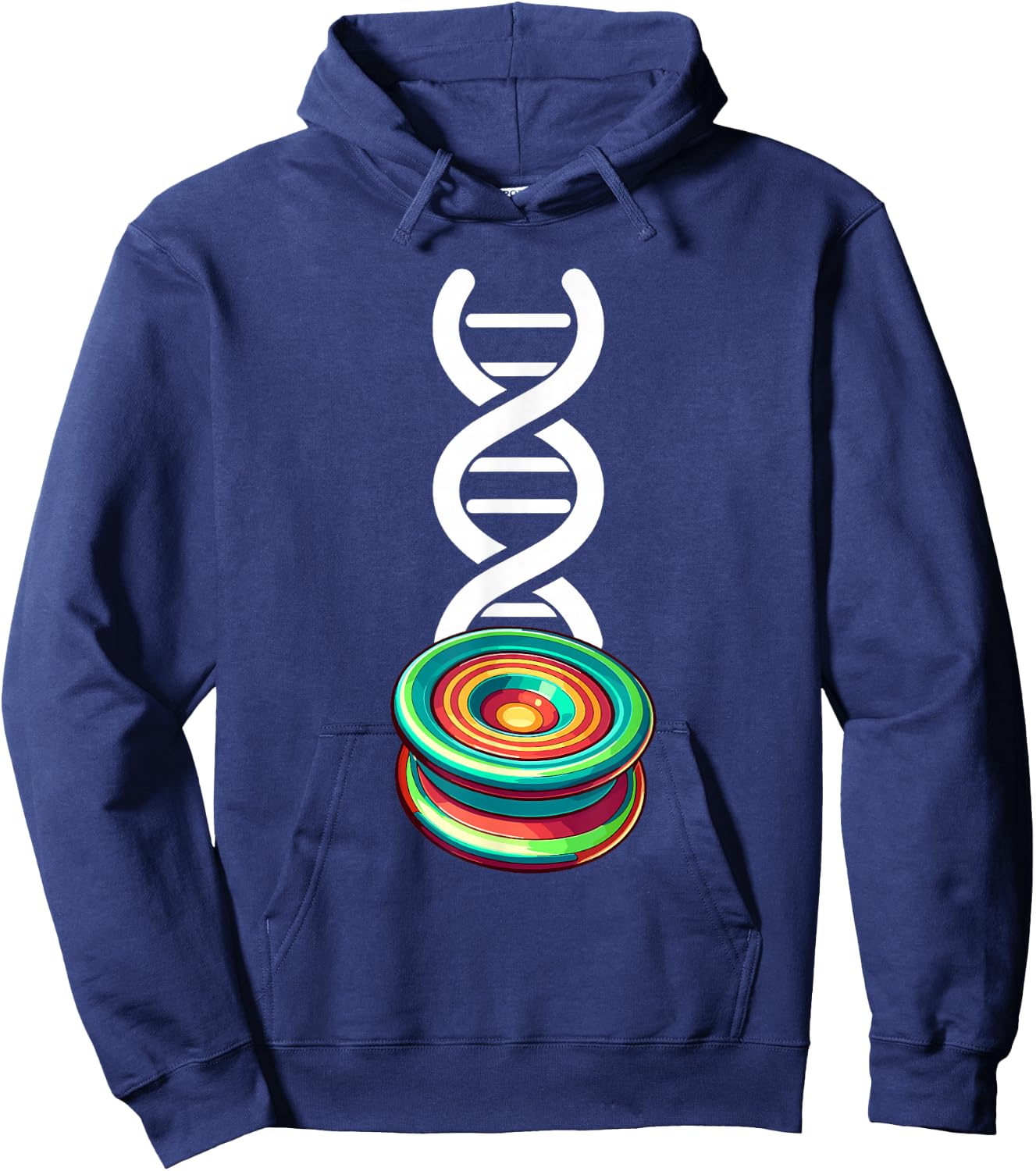 Funny Yo-Yo Toy Trick | Yoyo DNA Hoodie - Hoodie | Navy